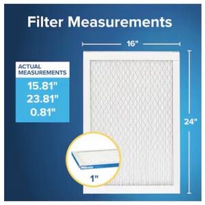 5 New Filtrete 1900 16×24×1 air filters - 5 pack